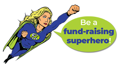 Fund raising superhero